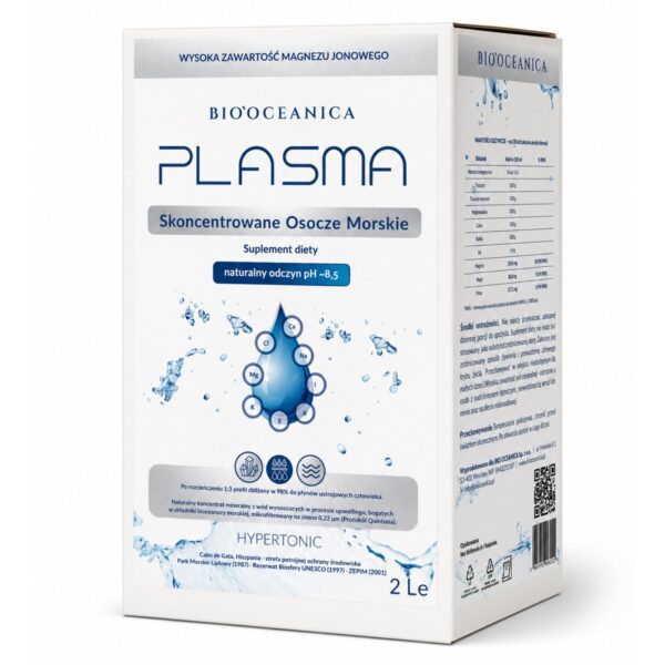 Opakowanie Plasma 2L z motywem wody